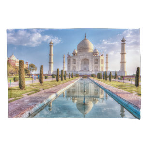 Monuments   Taj Mahal Sunrise Pillowcase