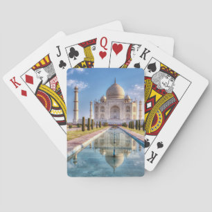 Monuments Taj Mahal Sunrise Playing Cards