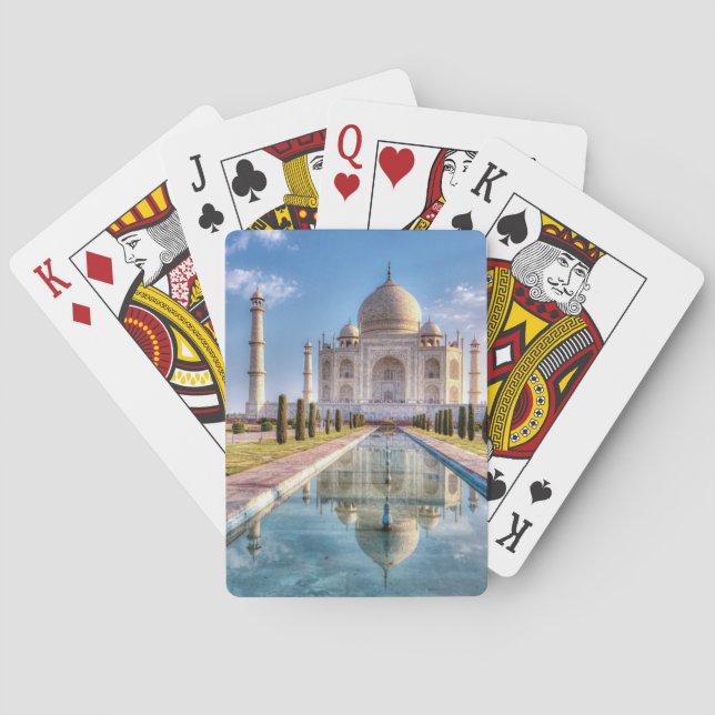 Monuments | Taj Mahal Sunrise Playing Cards (Back)