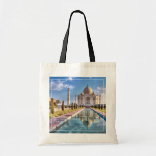 Monuments Taj Mahal Sunrise Tote Bag