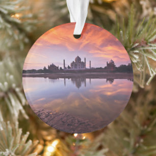 Monuments Taj Mahal Sunset Ornament