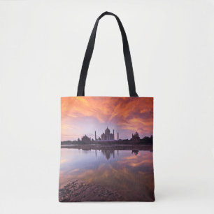Monuments   Taj Mahal Sunset Tote Bag