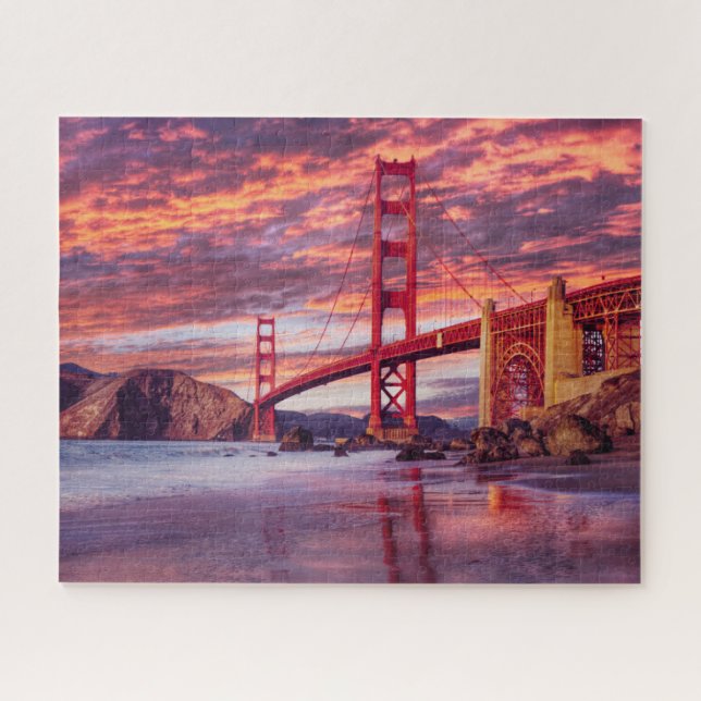 Monuments | The Golden Gate San Francisco, CA Jigsaw Puzzle (Horizontal)