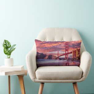 Monuments The Golden Gate San Francisco, CA Lumbar Cushion