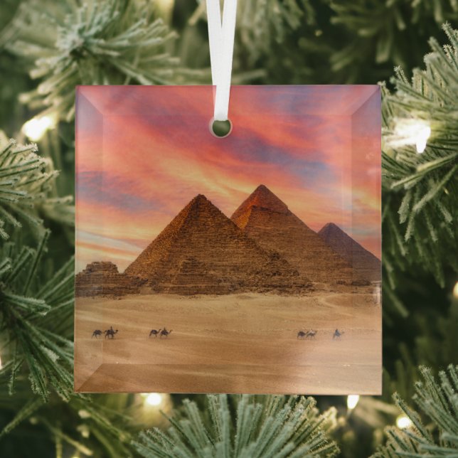 Monuments | The Great Pyramids Glass Tree Decoration (Insitu)