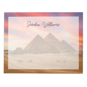 Monuments The Great Pyramids Notepad