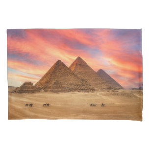 Monuments   The Great Pyramids Pillowcase