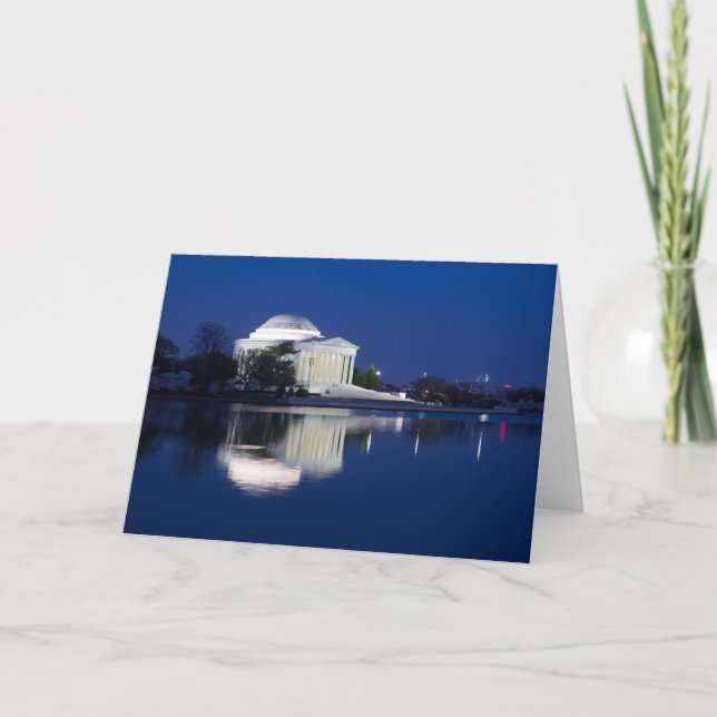 Monuments | The Jefferson Memorial Card (Front)