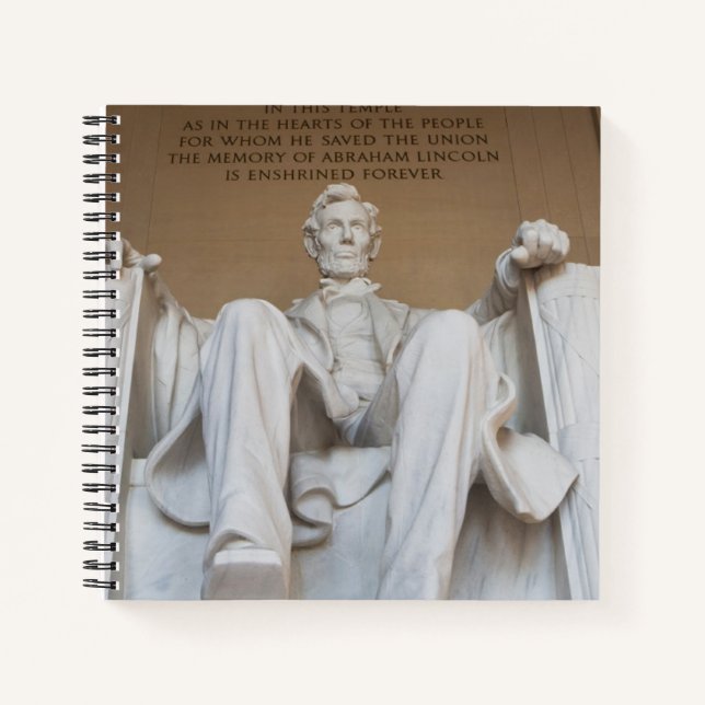 Monuments | The Lincoln Memorial Notebook (Front)