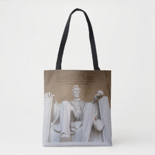 Monuments The Lincoln Memorial Tote Bag
