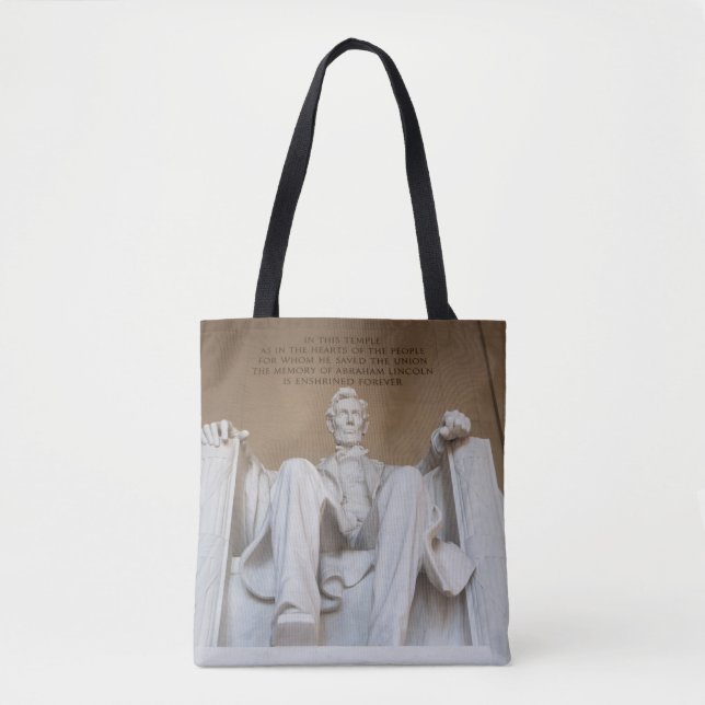 Monuments | The Lincoln Memorial Tote Bag (Front)