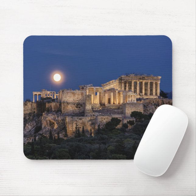 Monuments | The Parthenon Athens, Greece Mouse Pad (With Mouse)