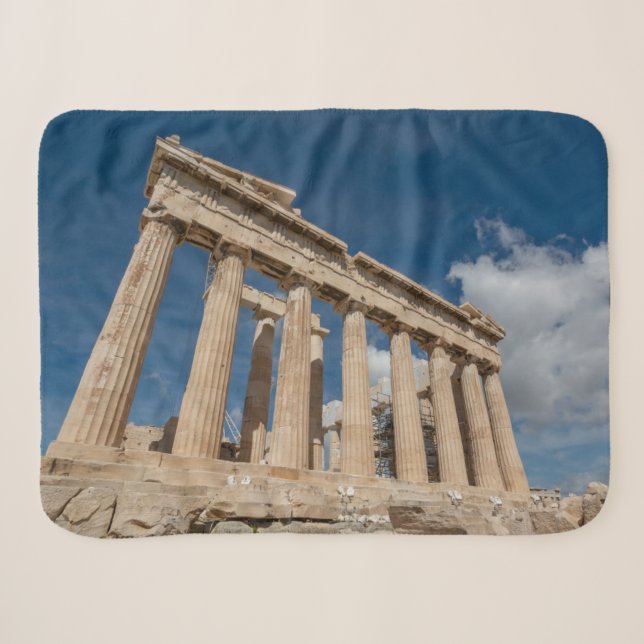 Monuments | The Parthenon, Greece Sherpa Blanket (Front (Horizontal))