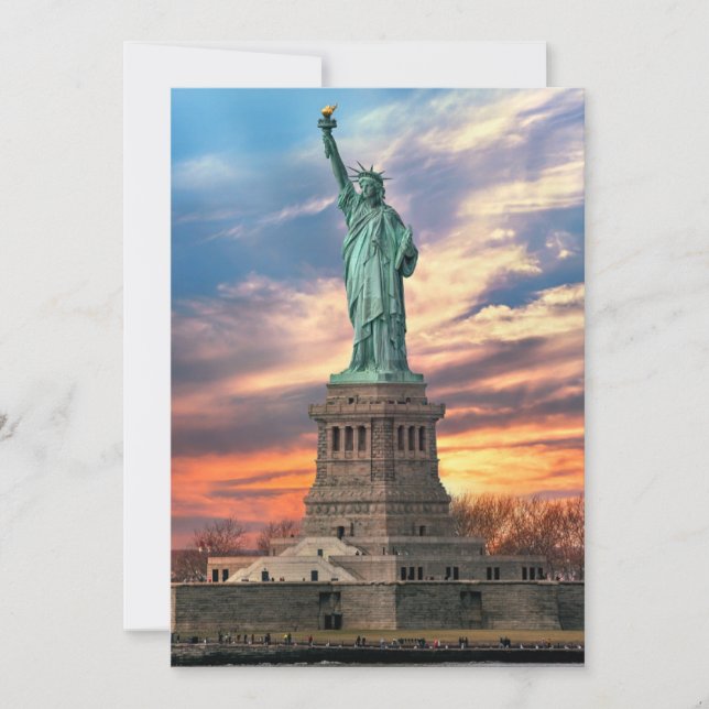 Monuments | The Statue of Liberty Thank You Card (Front)