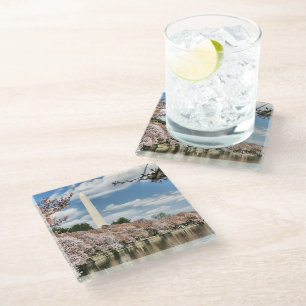 Monuments Washington Memorial Glass Coaster