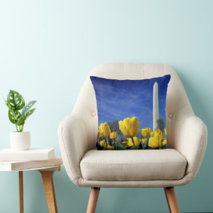 Monuments Washington Monument in Spring Cushion