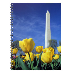 Monuments   Washington Monument in Spring Notebook