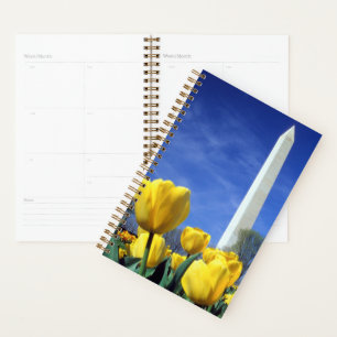 Monuments Washington Monument in Spring Planner
