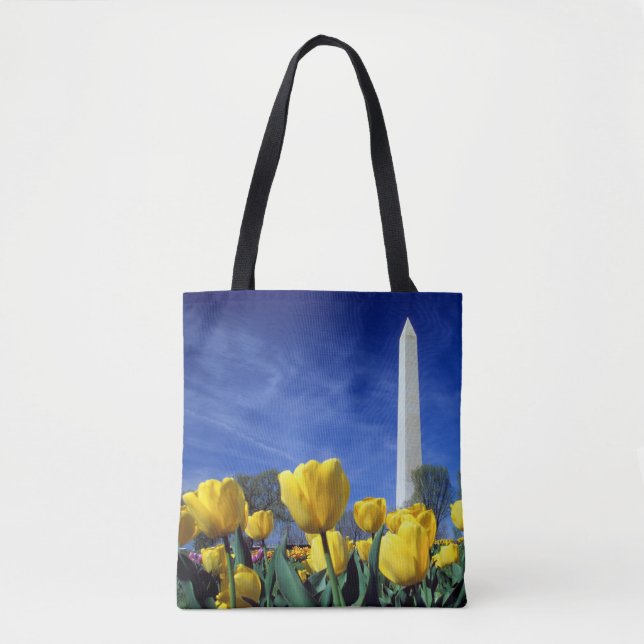 Monuments | Washington Monument in Spring Tote Bag (Front)