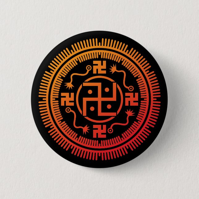 Monyou 3 6 cm round badge (Front)