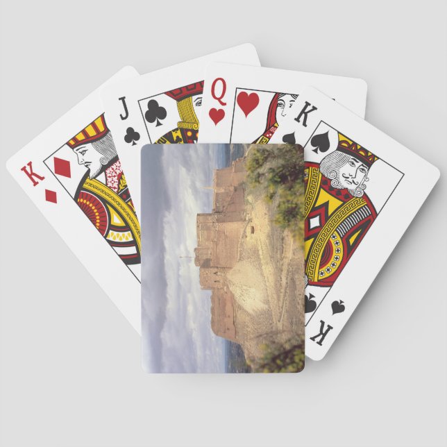 Monzon Castle, where King James spent his infancy, Playing Cards (Back)