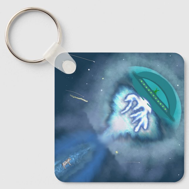 Moo Abduction Key Ring (Front)