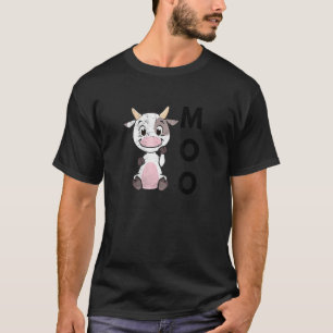 Moo Baby Cow Country Life Farm Animal Cow T-Shirt