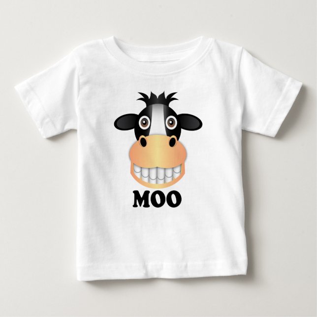 Moo - Baby Fine Jersey T-Shirt Baby T-Shirt (Front)
