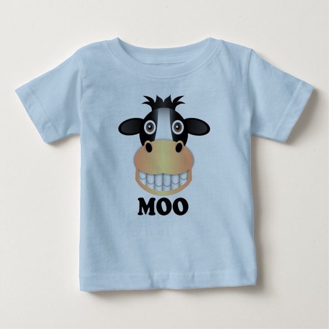 Moo - Baby Fine Jersey T-Shirt Baby T-Shirt (Front)
