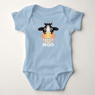 Moo - Baby Jersey Bodysuit