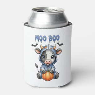 Moo Boo Halloween Cow Can Cooler