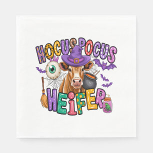 Moo Boo Halloween Cow Napkin