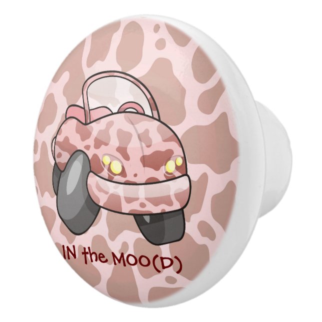 Moo Car Ceramic Knob (Right)