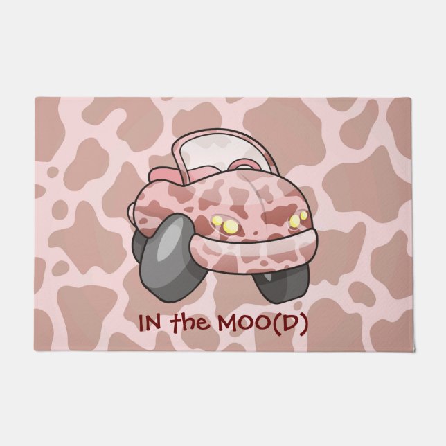 Moo Car Doormat (Front)