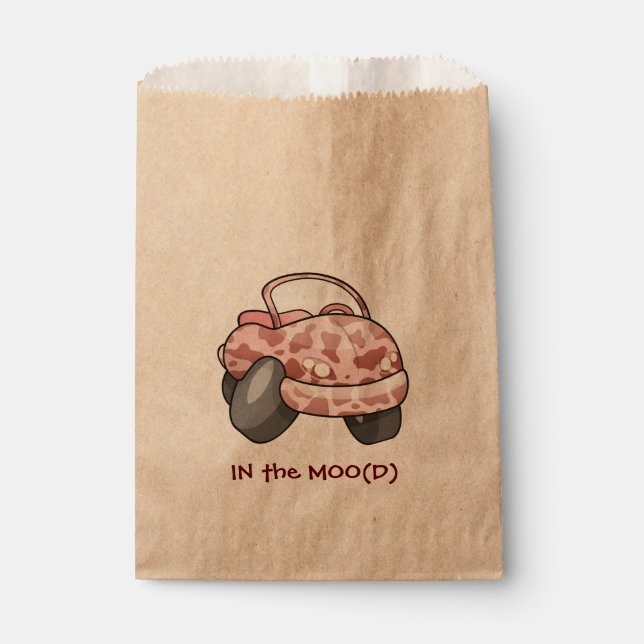 Moo Car Favour Bag (Front)