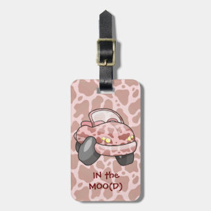 Moo Car Luggage Tag