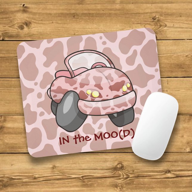 Moo Car Mouse Pad (Creator Uploaded)