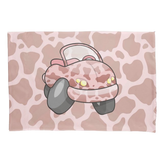 Moo Car Pillowcase (Front)
