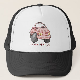 Moo Car Trucker Hat