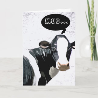 Moo-chas Gracias Thank You Card
