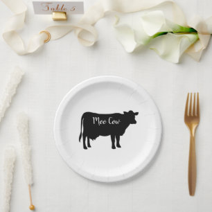 Moo Cow Barnyard Party Paper Napkins Plate