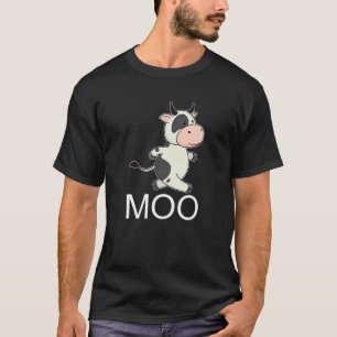 Moo Cow Farmer Cow For Adults Kids Boys And Girl T-Shirt