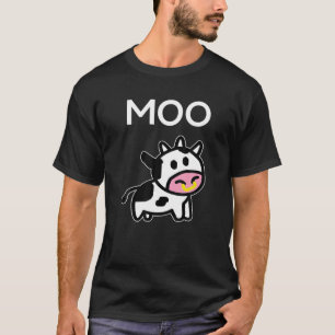Moo Cow - Funny Farmer Cow For Adults Kids Boys An T-Shirt