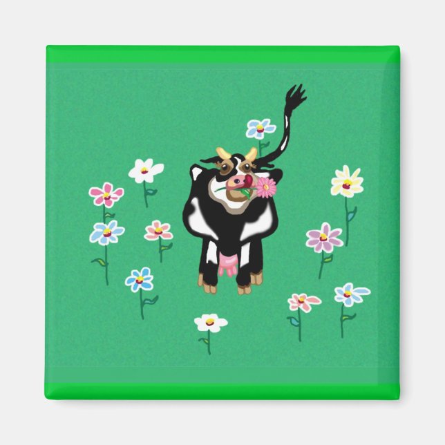 Moo cow magnet (Front)