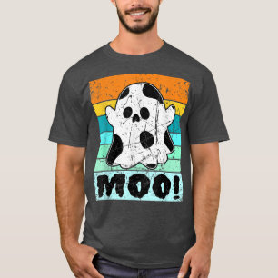 Moo Cow Print For Men Women Kids Halloween Clothes T-Shirt