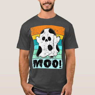 Moo Cow Print For Men Women Kids Halloween Clothes T-Shirt