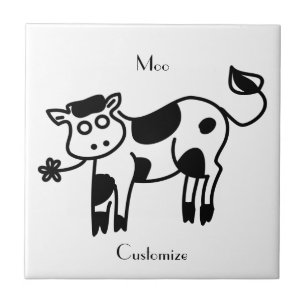 Moo Cow Thunder_Cove Ceramic Tile