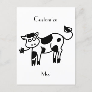 Moo Cow Thunder_Cove Postcard