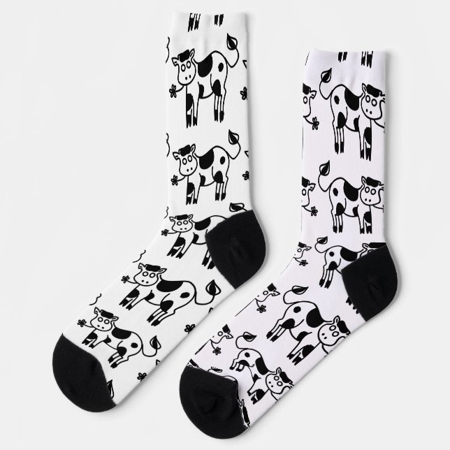 Moo Cow Thunder_Cove Socks (Left)