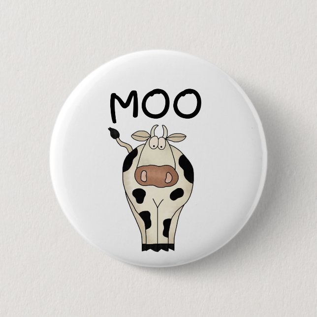 Moo Cow Tshirts and Gifts 6 Cm Round Badge (Front)